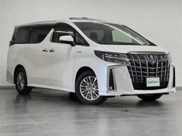 Toyota Alphard Hybrid 2.5 SR C Package E-Four 4WD with JBL Premium Sound, Twin Moon Roof, Rear Seat Monitor, 9-inch Navigation, Panoramic View Monitor, Drive Recorder, ETC, OP Genuine Leather Seats, Digital Inner Mirror, Blind Spot Monitor, Collision Damage Mitigation (White Pearl) — photo 9