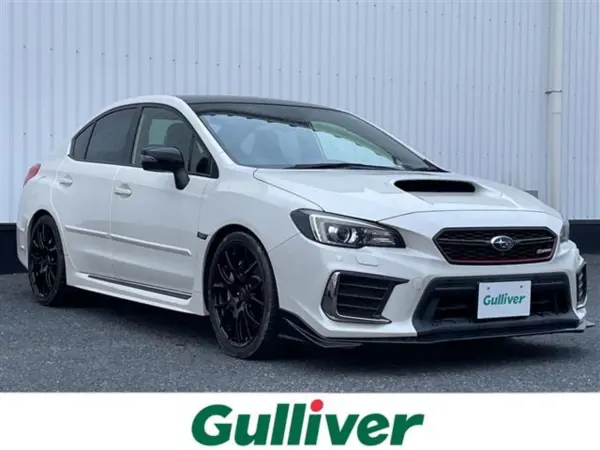 Subaru WRX STI 2.0 S208 NBR Challenge Package Carbon Trunk Lip 4WD Limited 450 Units STI BBS 19-inch AW Dry Carbon Roof Dry Carbon Trunk Spoiler STI RECARO Bucket Front Seats Red Dashboard Panel S208 Ornament (Crystal White Pearl)