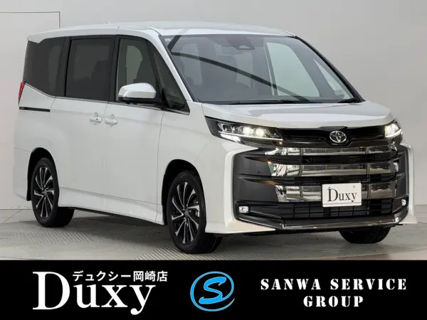 Toyota Noah 1.8 Hybrid S-Z Annual Updated Model 13.2-inch OLED Rear Seat Display Team Mate Advanced Park Comfort Convenience Package Hi Digital Inner Mirror Universal Step Head-Up Display Apple CarPlay Triple LED Headlights (Platinum White Pearl Mica)