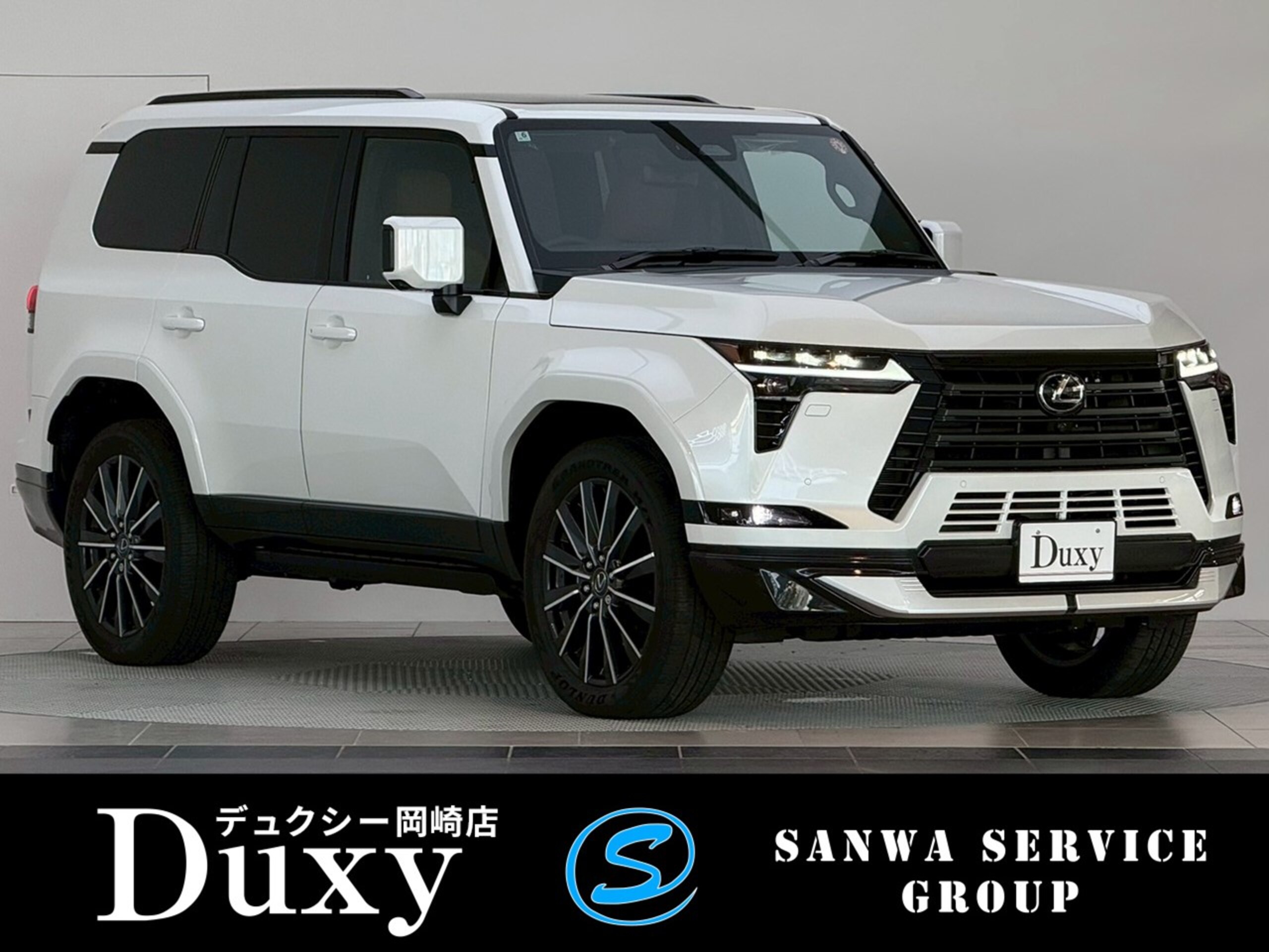 Lexus GX550 Version L 4WD with Modellista Aero Kit, Panoramic Roof, Digital Inner Mirror, 14-inch Connected Navigation, Lexus Teammate, Surround View Camera, Power Side Steps, Cool Box, Tire Pressure Sensors, Brown Interior, 22-inch AW Wheels (Sonic Quartz)