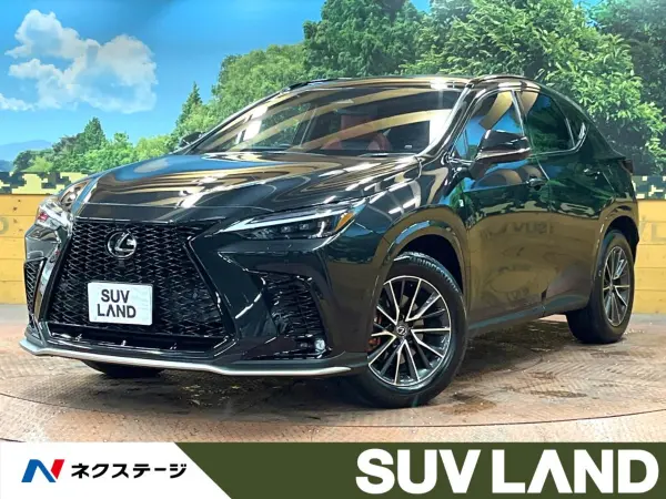 Lexus NX 350h F Sport 4WD Non-Smoking Panoramic Roof Surround View Camera Toyota Teammate Digital Mirror Red Leather Orange Calipers Digital Inner Mirror Surround View Camera Seat Ventilation 14-inch Navigation Blind Spot Monitor (Graphite Black Glass Flake) — thumbnail 1