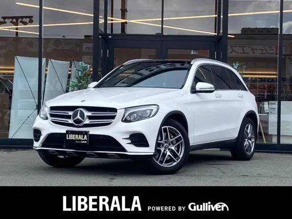 Mercedes-Benz GLC250 4MATIC Sport (Leather Spec) 4WD 1-Owner Sunroof Adaptive Cruise Control Genuine Navigation/Bluetooth/USB Around-View Camera Black Leather Seats/Seat Heater Drive Recorder Full-Seg ETC Genuine 19AW (Polar White)