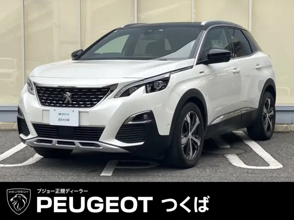 Peugeot 3008 GT Line Certified Used Car Genuine Navigation Full-Seg TV Active Cruise Control Advanced Grip Control Blind Spot Monitor Steering Paddle Shift Power Tailgate Bluetooth ETC Onboard Unit (Pearl White) — thumbnail 1
