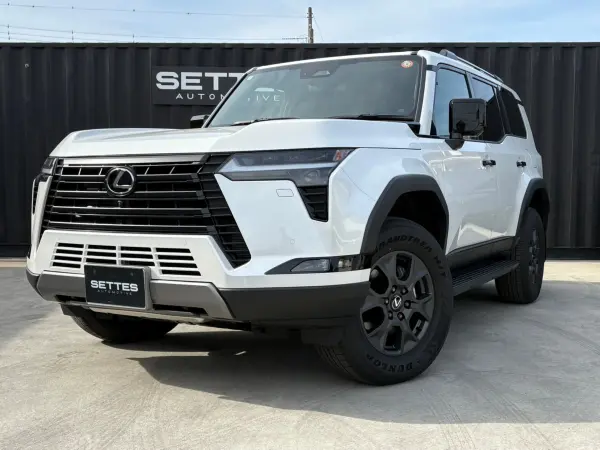 Lexus GX550 OverTrail Plus 4WD Mark Levinson Moonroof Digital Inner Mirror Cool Box Panoramic View Monitor (White) — thumbnail 1