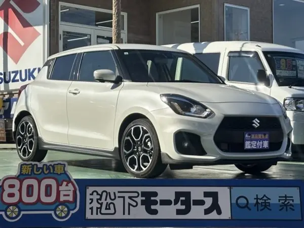 Suzuki Swift Sport 1.4 with Factory Navi TV, 360 Camera, ETC Unit (Pure White Pearl)