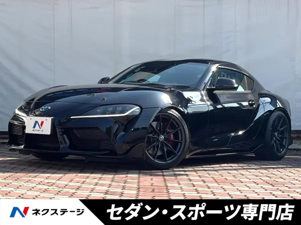 Toyota Supra 3.0 RZ 6MT DB06 Type GR Muffler HKS Down Suspension JBL Sound Brembo Seat Heater Black Leather Genuine 19-inch AW Color HUD BSM Pre-Collision System Lane Keep Assist LED Headlights Leather-Wrapped Steering Wheel (Black Metallic)