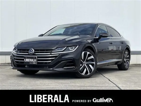 Volkswagen Arteon TSI 4Motion R-Line 4WD Digital Meter Cluster Genuine Navigation Power Seats Seat Heater ACC Lane Keeping Backup Camera Dynamic Cornering Lights LED Headlights Rain Sensor Wireless Charging Paddle Shift Genuine Alloy Wheels (Gray)