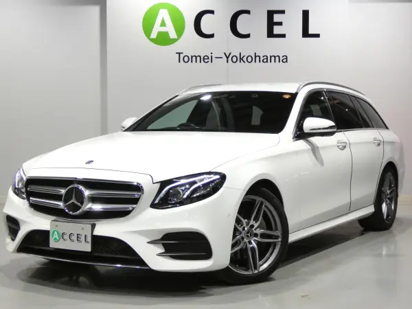 Mercedes-Benz E-Class Wagon E200 Avantgarde (BSG) AMG Line Exclusive Package Radar S AMG Aero & 19AW Black Leather Seats & Seat Heater Navigation TV 360 Camera Head-Up Display Burmester Sound Air Balance Package Ambient Light (Polar White) — thumbnail 1