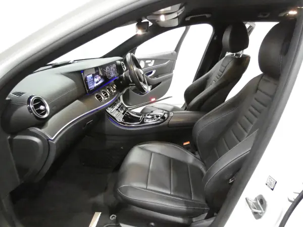 Mercedes-Benz E-Class Wagon E200 Avantgarde (BSG) AMG Line Exclusive Package Radar S AMG Aero & 19AW Black Leather Seats & Seat Heater Navigation TV 360 Camera Head-Up Display Burmester Sound Air Balance Package Ambient Light (Polar White) — photo 8