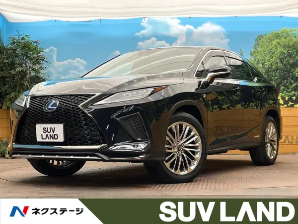 Lexus RX450h F Sport 4WD Sunroof 12.3-inch Genuine Navi 360-degree Camera Blind Spot Monitor Power Back Door 100V Power Outlet Safety System Plus Heated Seats All Around Front Seat Ventilation Dash Cam (Graphite Black Glass Flake)