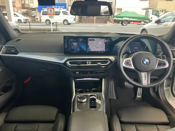 BMW 3 Series 320d xDrive M Sport Diesel Turbo 4WD One Owner Highline Package Comfort Package Black Leather Seats ACC Power Trunk Front+Side+Back+Top View Camera Seat Heaters (Alpine White) — photo 7