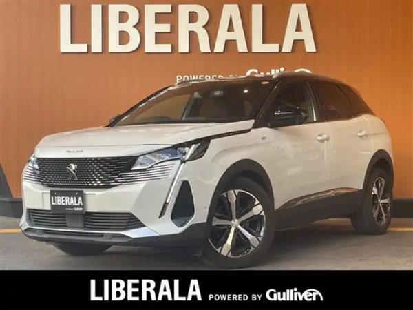 Peugeot 3008 GT BlueHDi Diesel Turbo Display Audio CarPlay Back/Side Camera Wireless Charging Half Leather Power Seat Massage Function Seat Heater Power Tailgate Active Safety Brake LED Active High Beam (Pearl White)