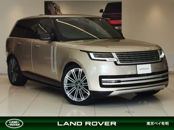 Land Rover Range Rover Autobiography 3.0L D300 Standard Wheelbase Diesel Turbo 4WD Non-Smoking Vehicle 1 Owner Brown Leather SR Seat H&C MERIDIAN Electric Side Steps Head-Up Display ClearSight Interior Rearview Mirror Center Console Rapid Cooler Box Front Seat Massage (Batumi Gold (Metallic))