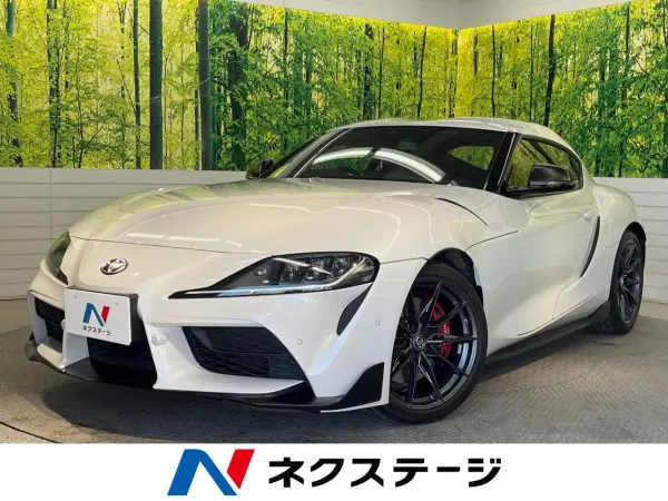 Toyota Supra 3.0 RZ 6MT Leather/Alcantara Combi Seat Pre-Crash Safety System ETC Genuine 19AW Manufacturer HDD Navigation JBL Sound Back Camera LDA BSM Adaptive High Beam Cruise Control (White Metallic) — thumbnail 1