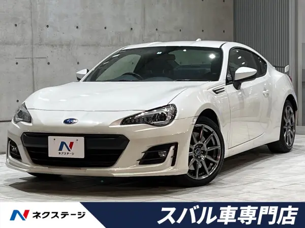 Subaru BRZ 2.0 GT Late H-Type 6MT Rear Spoiler STI Tower Bar Non-Smoking Car SD Navi Backup Camera ETC Seat Heater Dedicated Half Leather Seat Leather-Wrapped Steering Wheel LED Headlights Genuine 17-inch Alloy Wheels (Crystal White Pearl) — thumbnail 1