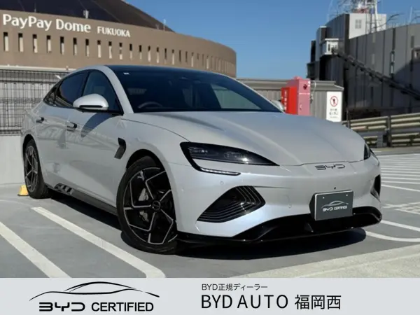 BYD Seal AWD Certified Used Car Non-Smoking LED Headlights Adaptive Cruise Control Panoramic Glass Roof Android Auto Apple CarPlay Seat Heater Ventilation NFC Card Key 360-Degree BYD Around View System (Shark Gray) — thumbnail 1