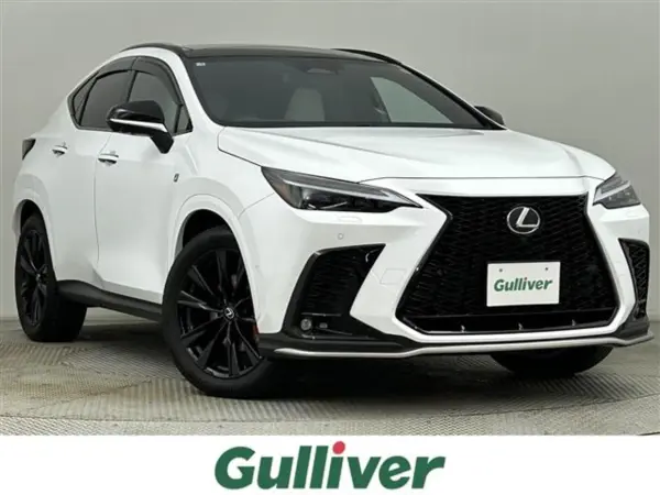 Lexus NX 350h F Sport 4WD - One Owner, Panoramic Roof, Mark Levinson Premium Sound, Panoramic View Monitor, Lexus Safety System, BSM, Triple LED Headlights, Head-Up Display, Wireless Charging (White Nova Glass Flake) — thumbnail 1