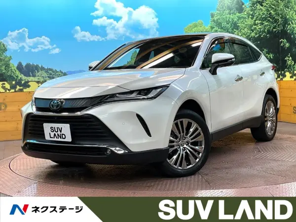 Toyota Harrier 2.5 Hybrid Z Glass Roof 12.3-inch Navigation Around View Monitor JBL Sound Pre-Collision System Radar Cruise Non-Smoking Vehicle Power Rear Gate Power Seat Drive Recorder ETC Corner Sensor LED Head (White Pearl Crystal Shine) — thumbnail 1
