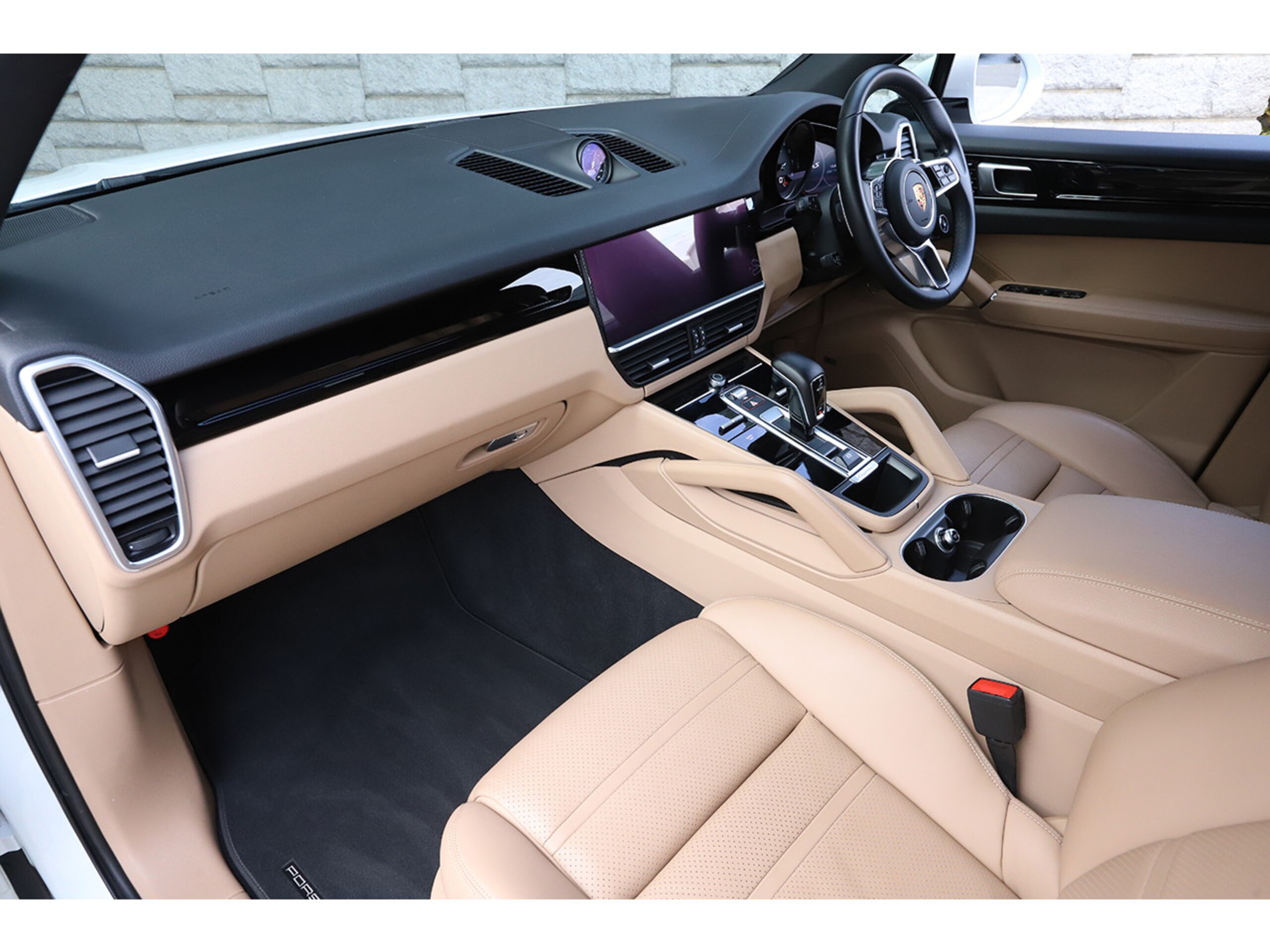 Porsche Cayenne S Tiptronic S 4WD Sport Chrono Package Beige & Black Interior PDLS Entry & Drive OP 20-inch AW BOSE Surround (White) — photo 8