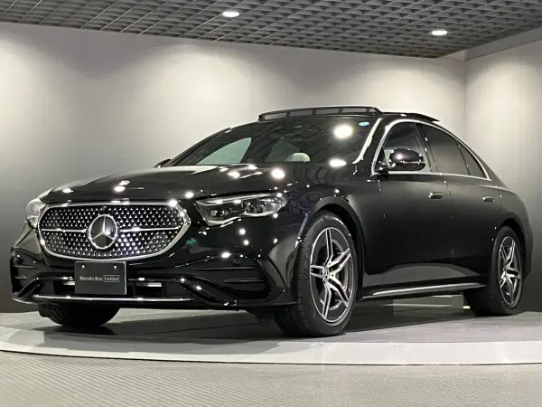 Mercedes-Benz E-Class E200 Avantgarde AMG Line Package (ISG equipped model) MP202401 AMG Line P Advanced P (Obsidian Black) — thumbnail 1