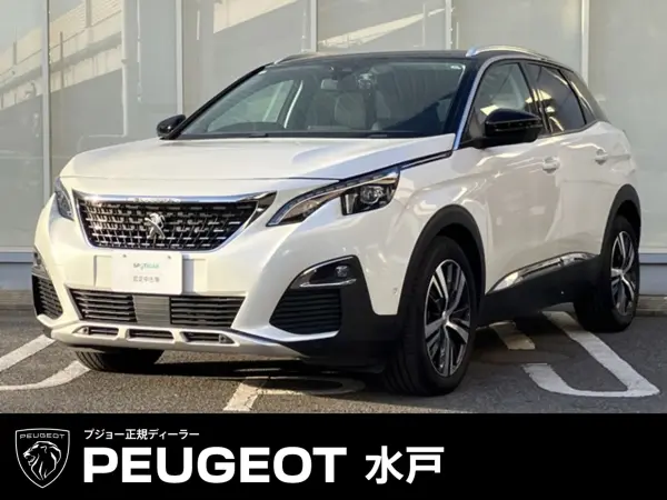 Peugeot 3008 BlueHDi Clean Edition Diesel Turbo Certified Used Car Apple CarPlay Drive Recorder Active Cruise Control Blind Spot Monitor Steering Paddle Shift Wireless Charging Fog Lamp Backup Camera ETC Onboard Unit (Pearl White) — thumbnail 1