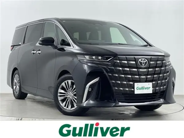 Toyota Alphard Hybrid 2.5 Z E-Four 4WD with Universal Step, Moonroof, Rear Seat Monitor, Genuine Display Audio, 360-Degree Camera, BSM, Digital Inner Mirror, Wireless Charger, ETC2.0, AC100V, Power Seats, Seat Heater (Black)