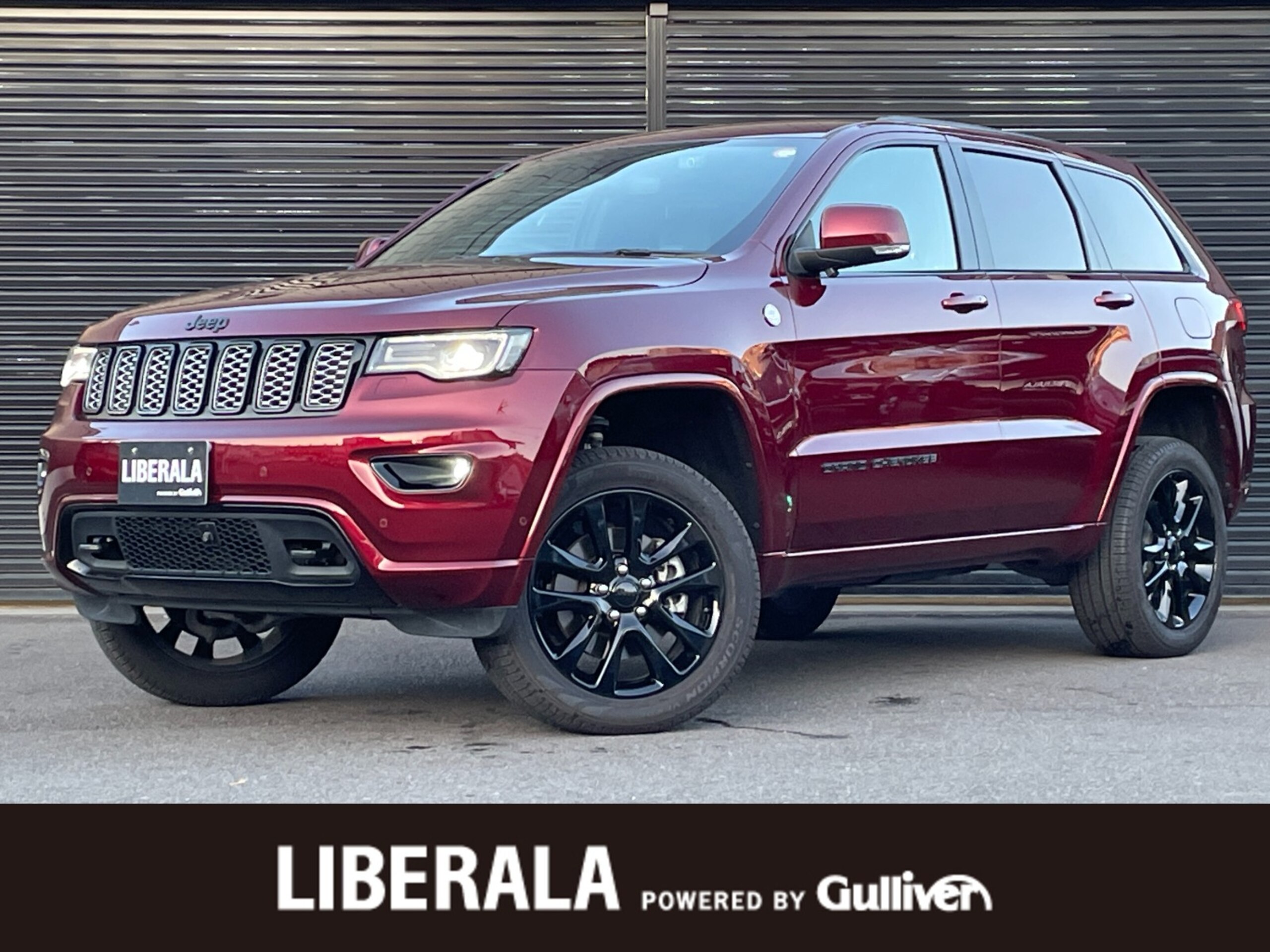 Jeep Grand Cherokee Altitude 4WD One Owner 20-inch AW Half Leather Air Suspension Factory Navigation Full-Seg TV Front Side Rear Camera CarPlay Seat Heater LED Headlights Front Rear Dashcam (Wine Red Metallic)