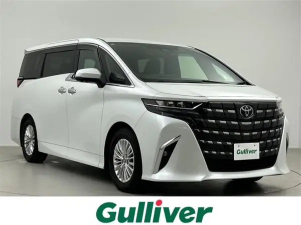 Toyota Alphard Hybrid 2.5 Z E-Four 4WD Non-Smoking / Genuine 14-inch Navi / Rear Seat Monitor (White Pearl)