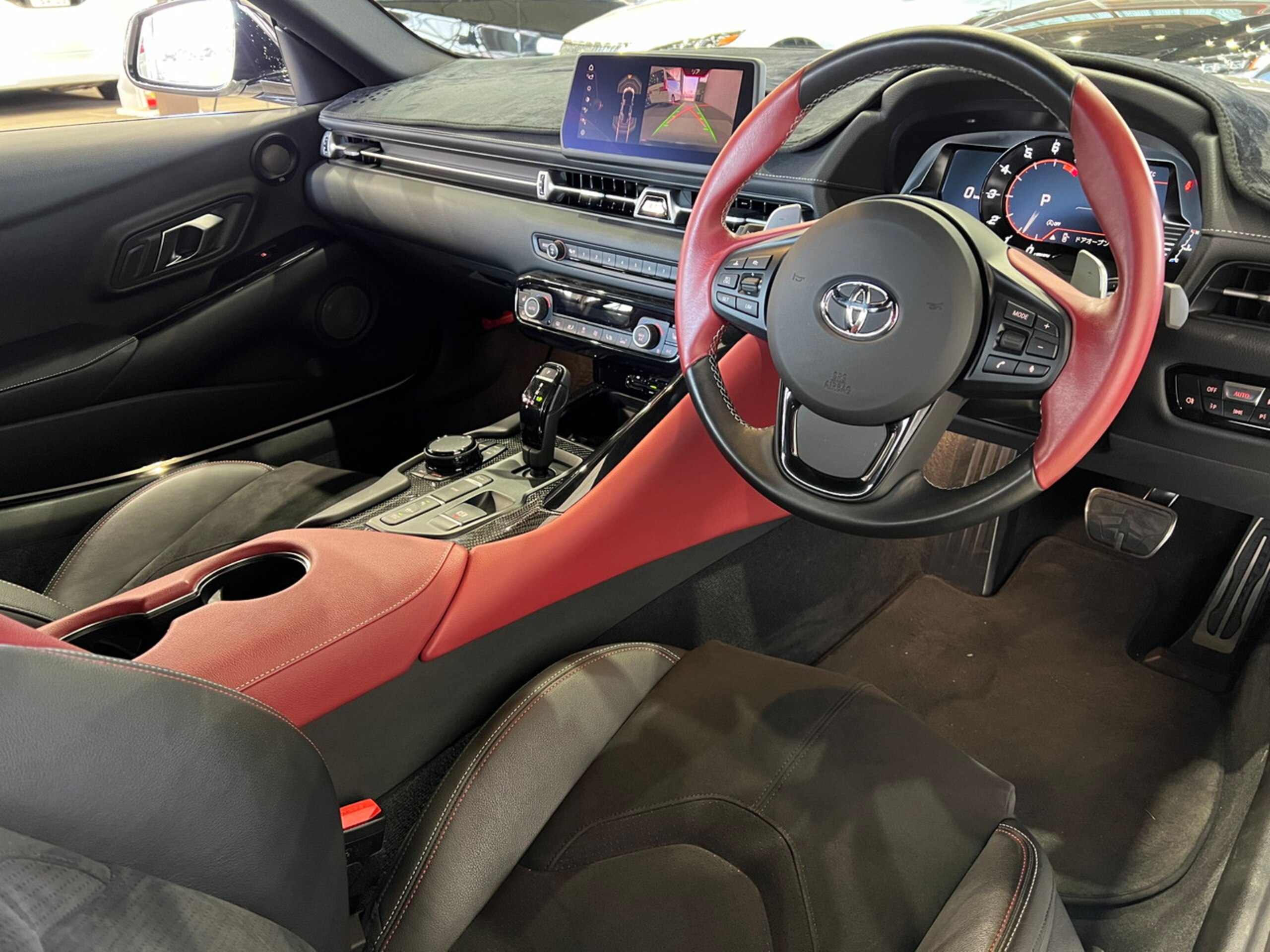 Toyota Supra 3.0 RZ with KUHL Ver1 90R-RS Aero Kit, KUHL KCV02 20AW Wheels, Silk Blaze Rear Wing, HKS Height Adjustable Suspension, JBL Sound System, Semi-Leather Power Seats, Seat Heaters, Digital Rearview Mirror, Factory Navigation — photo 9