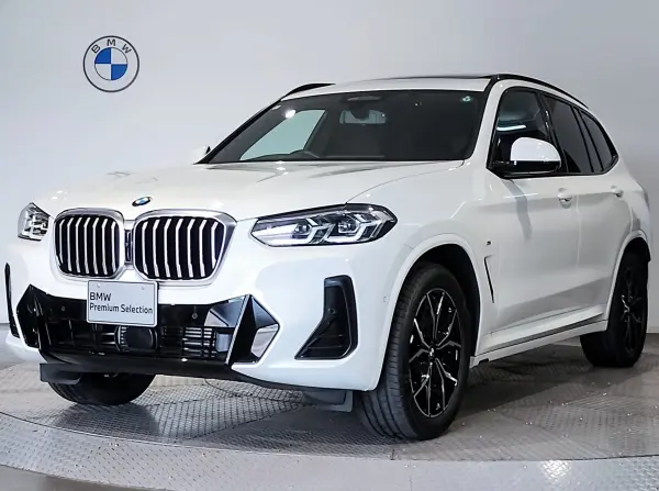 BMW X3 xDrive20d M Sport Diesel Turbo 4WD Sunroof Sound Package Harman Kardon Sound System Black Leather Front and Rear Seat Heaters Head-Up Display One Owner (Alpine White) — thumbnail 1