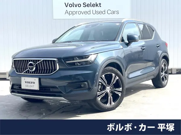 Volvo XC40 B4 AWD Inscription 4WD Certified Used Car White Leather Seats Harman/Kardon Intellisafe 360° View Camera Pilot Assist Non-Smoking Vehicle Genuine 9-inch Navigation Seat Heater (with Memory Function) Power Seats (Denim Blue Metallic) — thumbnail 1