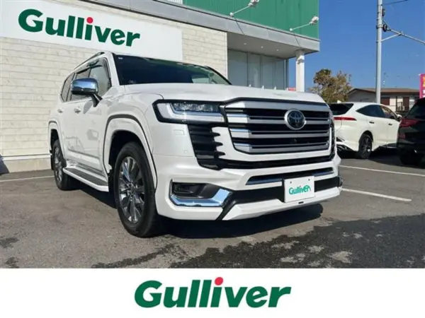 Toyota Land Cruiser 300 3.5 ZX 4WD Rear Entertainment Model Aero GD Muffler JBL (Pearl)