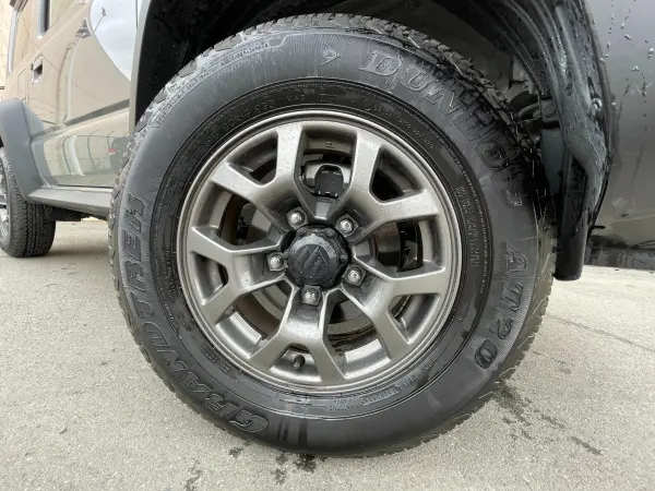 Suzuki Jimny Sierra 1.5 JC 4WD with Aftermarket 8-inch Memory Navigation, Bluetooth, Full-Seg TV, Backup Camera, ETC, LED Headlights, Auto Headlights, Collision Damage Mitigation Braking, Lane Assist, Smart Key, Cruise Control (Medium Gray) — photo 8