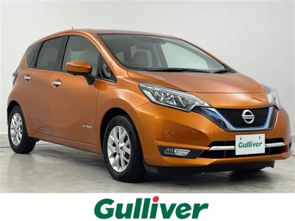 Nissan Note 1.2 e-POWER Medalist Premium White Interior Package Genuine Navigation Full-Seg TV Bluetooth Around-View Monitor Smart Rearview Mirror Collision Mitigation Brake Lane Keep Assist Genuine 15-inch AW Non-Smoker (Premium Corona Orange Pearl M)