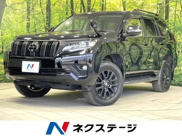 Toyota Land Cruiser Prado 2.7 TX L Package Matte Black Edition 4WD Non-Smoking Vehicle 4WD Sunroof Rear Seat Monitor Beige Leather Collision Mitigation SD Navigation Backup Camera ETC Radar Cruise Seat Air Conditioning Corner Sensors Power Seat LED Headlights Automatic Air Conditioning (Black)