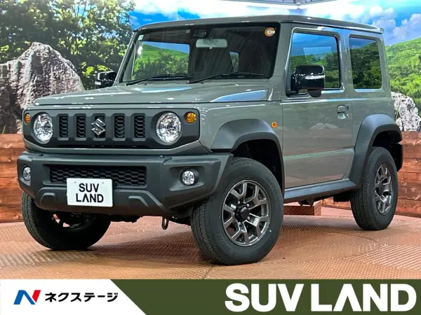 Suzuki Jimny Sierra 1.5 JC 4WD Non-Smoking Car / Backup Camera / Collision Damage Mitigation System / Corner Sensors / Smart Key / LED Headlights / Built-in ETC / Cruise Control / Genuine 15-inch Alloy Wheels / Auto High Beam / Auto Lights / Auto Air Conditioning (Medium Gray)