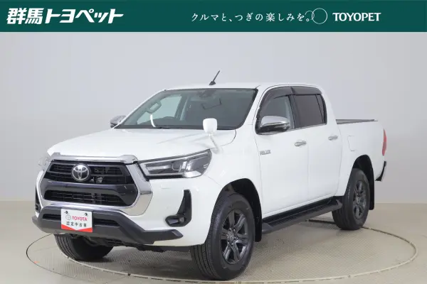 Toyota Hilux 2.4 Z Diesel Turbo 4WD with Pre-Collision System, Radar Cruise, Dashcam, Genuine SD Navi, Digital TV, Backup Camera, Smart Key, ETC, Clearance Sonar, Lane Departure Alert, Auto LSD, Rear Diff Lock, LED Lights, Tonneau Cover, One Owner (Super White II) — thumbnail 1