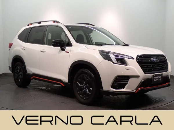Subaru Forester 2.0 X-Break 4WD EyeSight BSM Digital Inner Mirror Backup Camera Aftermarket Navigation Obstacle Sensor Heated Seats All Around Front Power Seats Power Gate Heated Steering Wheel LED Lights Smart Key Genuine AW Bluetooth ETC (Crystal White Pearl) — thumbnail 1