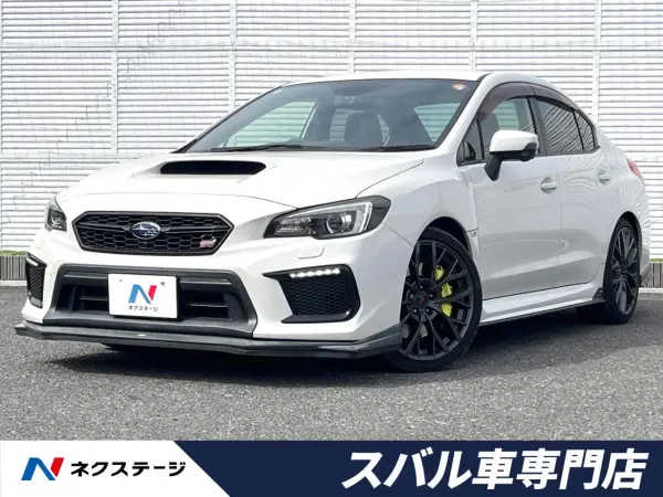 Subaru WRX STI 2.0 Type S 4WD D-Spec Genuine 8-inch Navigation RECARO Seats STI Style Package STI Muffler LED Accessory Liner Advanced Safety BILSTEIN Dampers Genuine 19-inch Alloy Wheels Leather-Wrapped Steering Wheel (Crystal White Pearl)