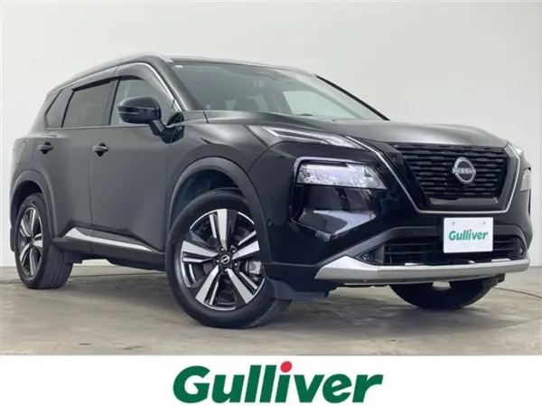 Nissan X-Trail 1.5 G e-4ORCE 4WD ProPILOT ProPILOT Parking Genuine 12.3-inch Navigation Full Seg Around View Monitor Radar Cruise Control LED Auto Light Power Back Door AC100V Smart Key (Diamond Black) — thumbnail 1