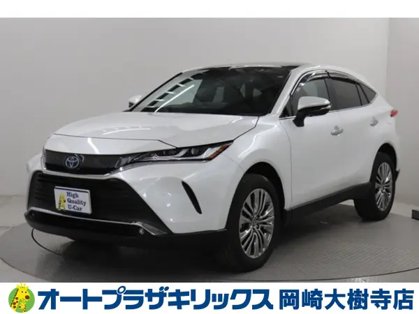 Toyota Harrier 2.5 Hybrid Z Leather Package Navigation Full-Seg Leather Seats (Platinum White Pearl Mica)