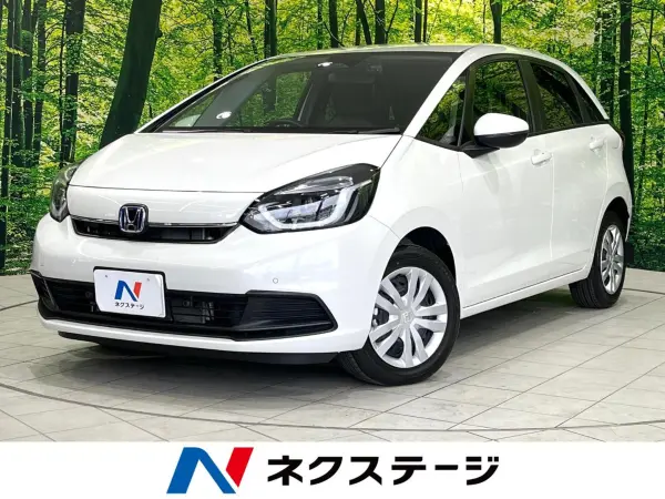 Honda Fit 1.5 e:HEV Home, Late Model, Non-Smoking, Genuine 9-inch Navi, Backup Camera, Front/Rear Dashcam, ETC, Honda Sensing, Smart Key, LED Headlights, Auto High Beam, Auto Lights, Auto Air Conditioning, Bluetooth (Platinum White Pearl)