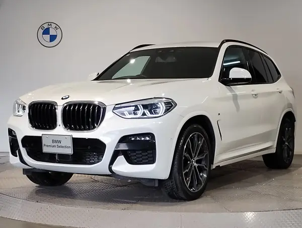 BMW X3 xDrive20d M Sport Diesel Turbo 4WD Black Leather OP 20-inch AW Rear Seat Adjustment Head-Up Display Active Cruise Control Power Tailgate Ambient Light Surround View Camera Paddle Shift Live Cockpit (Alpine White)