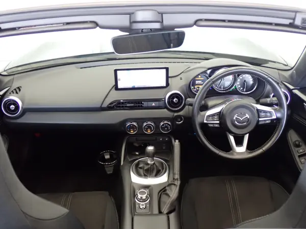 Mazda Roadster 1.5 S Special Package 6MT Mazda Connect Obstacle Sensor Seat Heater LED Headlights Smart Key Genuine AW Genuine Memory Navi Backup Camera Full-Seg TV Bluetooth ETC (Machine Gray Premium Metallic) — photo 9