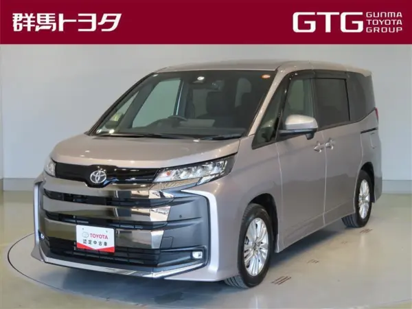 Toyota Noah 2.0 S-G Full Segment Memory Navigation DVD Playback Music Player Connectable Backup Camera Collision Damage Mitigation System ETC Both Side Power Sliding Doors LED Headlamps Seating Capacity 7 People 3-Row Seats Record Book Anti-Skid Device Support Car (Gray Metallic) — thumbnail 1