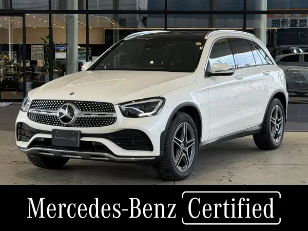 Mercedes-Benz GLC220 d 4MATIC AMG Line Diesel Turbo 4WD AMG Line Panoramic Sliding Roof Radar Safety Package Memory Power Seat Seat Heater MBUX 360° Camera Ambient Light Genuine Front/Rear Dashcam Certified Used Car Warranty (Diamond White) — thumbnail 1
