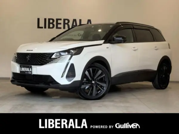 Peugeot 5008 GT BlueHDi Black Pack Diesel Turbo Semi-Leather Seats, Seat Heater, Genuine Navi, Smart Key, Push Start, Panoramic Sunroof, Active Safety Brake, Traffic Sign Information, Fatigue Detection, Adaptive Lights, Park Assist (Pearl White) — thumbnail 1