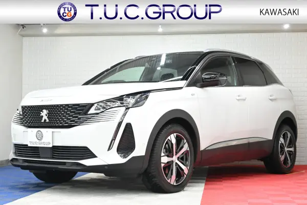 Peugeot 3008 GT Blue HDi Diesel Turbo Late Model P Start ACC Half Leather Panoramic Sunroof Factory Touchscreen CarPlay BT Audio & TEL Backup Camera Factory 18-inch AW LED Lights 2-Year Warranty (Pearl White)