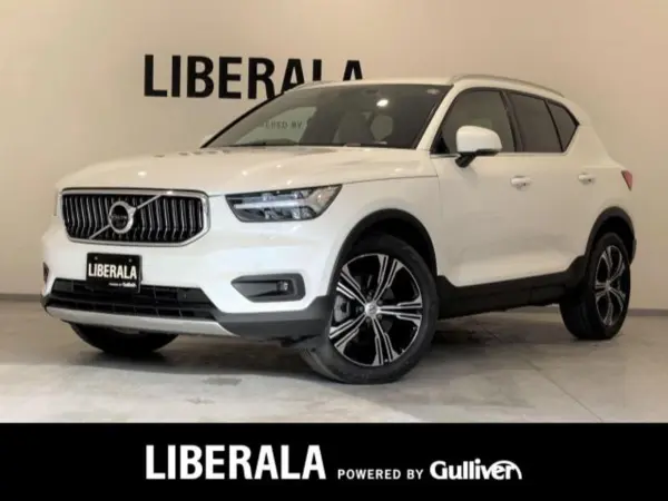 Volvo XC40 B4 AWD Inscription 4WD Brown Leather Seats Power Seats Seat Heater Steering Wheel Heater Genuine Navigation Full-Seg TV 360-Degree Camera ETC Front/Rear Dashcam Wireless Charging Power Tailgate LED Headlamps LED Fog Lamps (Crystal White Pearl) — thumbnail 1
