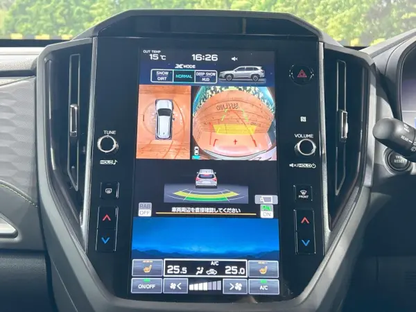 Subaru Forester 2.5 X-Break S:HEV EX 4WD Non-Smoking Car EyeSight X EyeSight Safety Plus Genuine 11-inch Navigation 360-Degree Camera Smart Rearview Mirror Roof Rails Full-Seg Digital TV Power Tailgate LED Headlights Power Seats Seat Heaters Genuine 18-inch Alloy Wheels (Autumn Green Metallic) — photo 7